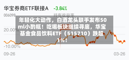 年轻化大动作，白酒龙头联手发布50ml小酌瓶！吃喝板块继续寻底	，华宝基金食品饮料ETF（515710）跌超1%！-第2张图片