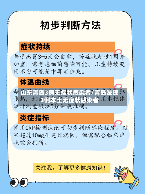山东青岛3例无症状感染者/青岛发现3例本土无症状感染者