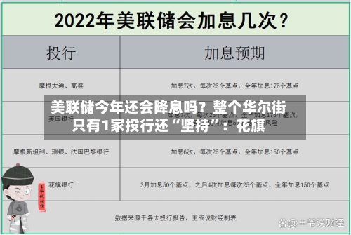 美联储今年还会降息吗？整个华尔街只有1家投行还“坚持”：花旗-第3张图片