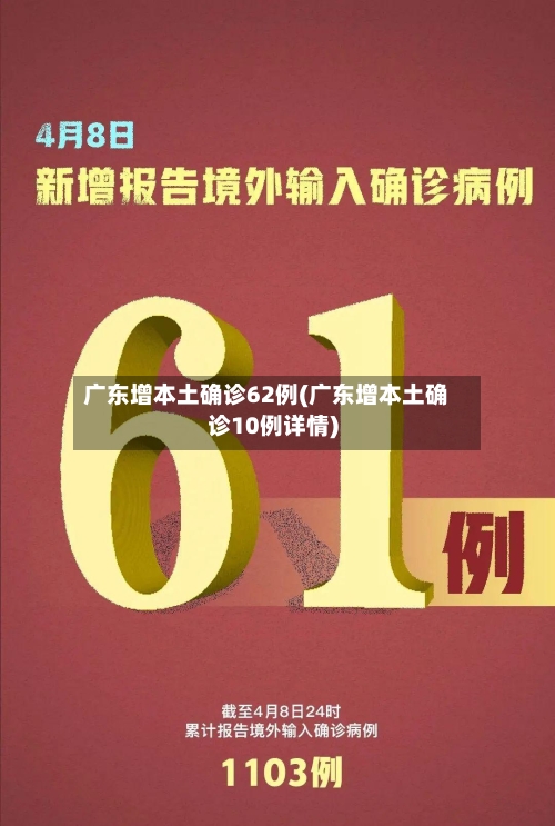 广东增本土确诊62例(广东增本土确诊10例详情)