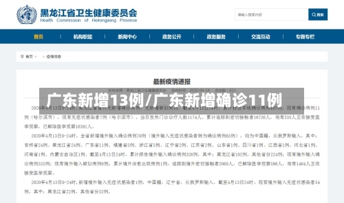 广东新增13例/广东新增确诊11例