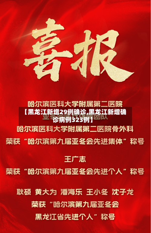 【黑龙江新增29例确诊,黑龙江新增确诊病例323例】