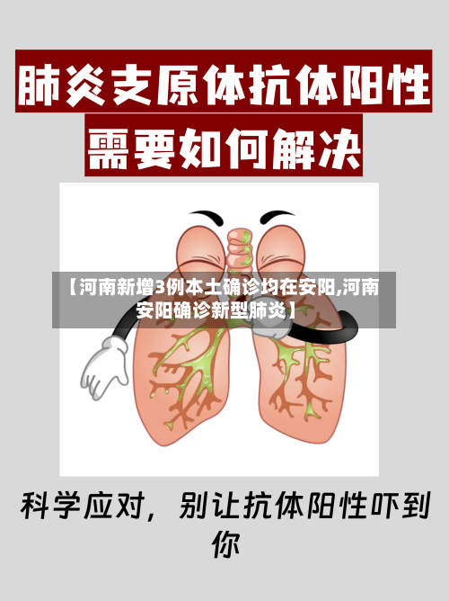 【河南新增3例本土确诊均在安阳,河南安阳确诊新型肺炎】