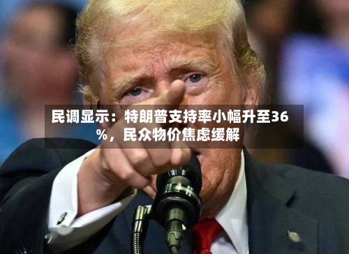 民调显示：特朗普支持率小幅升至36%	，民众物价焦虑缓解-第2张图片