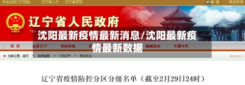 沈阳最新疫情最新消息/沈阳最新疫情最新数据