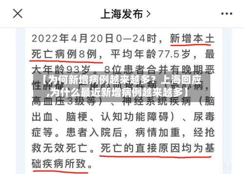 【为何新增病例越来越多？上海回应,为什么最近新增病例越来越多】-第3张图片