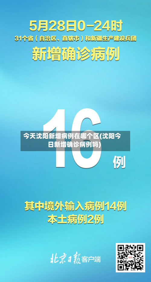今天沈阳新增病例在哪个区(沈阳今日新增确诊病例吗)