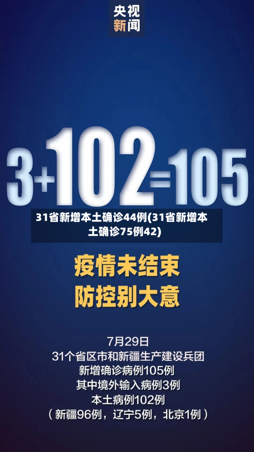 31省新增本土确诊44例(31省新增本土确诊75例42)-第3张图片