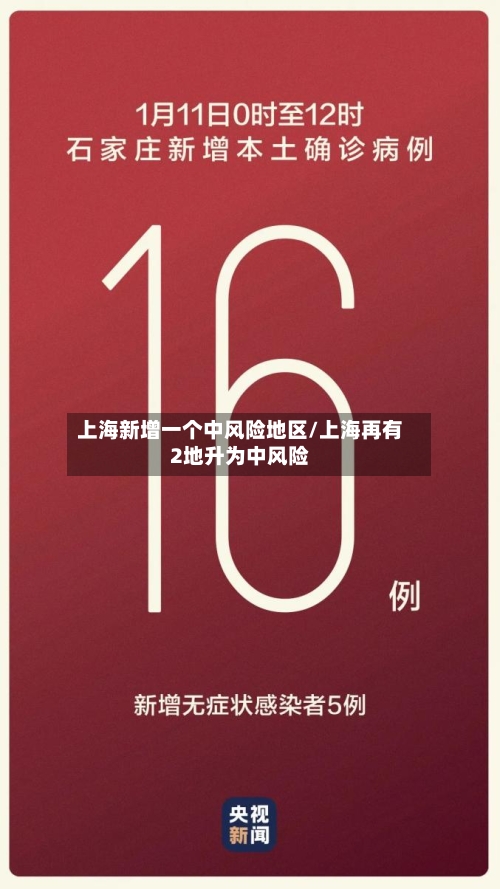 上海新增一个中风险地区/上海再有2地升为中风险-第3张图片
