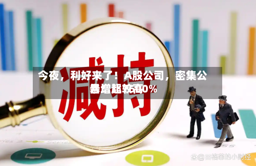 今夜，利好来了！A股公司	，密集公告！比较高暴增超7600%-第2张图片
