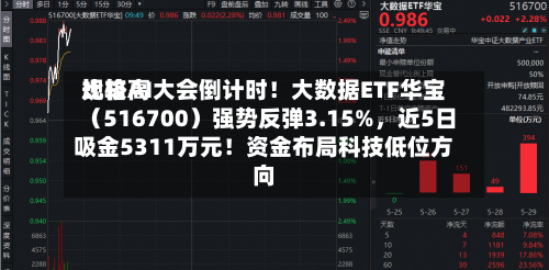 比较高规格AI大会倒计时！大数据ETF华宝（516700）强势反弹3.15%	，近5日吸金5311万元！资金布局科技低位方向-第2张图片