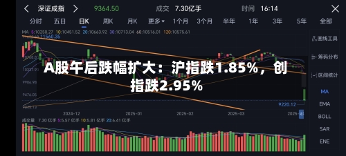 A股午后跌幅扩大：沪指跌1.85%，创指跌2.95%-第2张图片