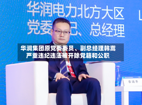 华润集团原党委委员、副总经理韩嵩严重违纪违法被开除党籍和公职-第2张图片