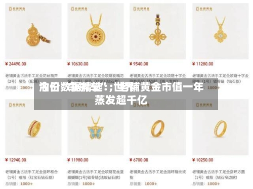 今日数据精选：世界油价“急刹车”；老铺黄金市值一年蒸发超千亿-第2张图片