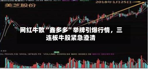 网红牛散“鑫多多”举牌引爆行情，三连板牛股紧急澄清-第2张图片