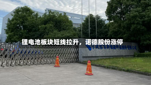 锂电池板块短线拉升，诺德股份涨停-第2张图片