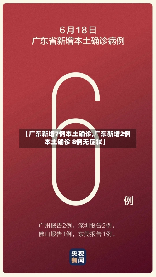 【广东新增7例本土确诊,广东新增2例本土确诊 8例无症状】-第2张图片