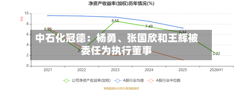 中石化冠德：杨勇、张国欣和王辉被委任为执行董事-第2张图片