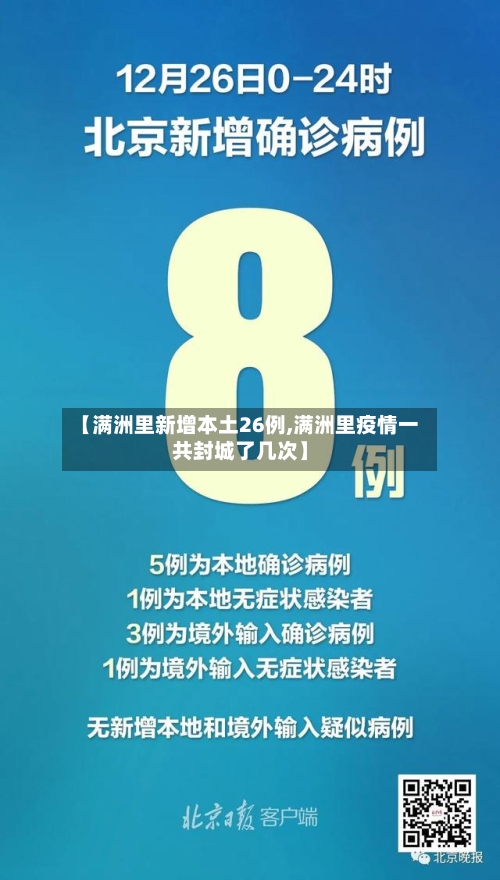 【满洲里新增本土26例,满洲里疫情一共封城了几次】