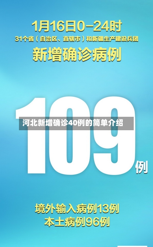 河北新增确诊40例的简单介绍