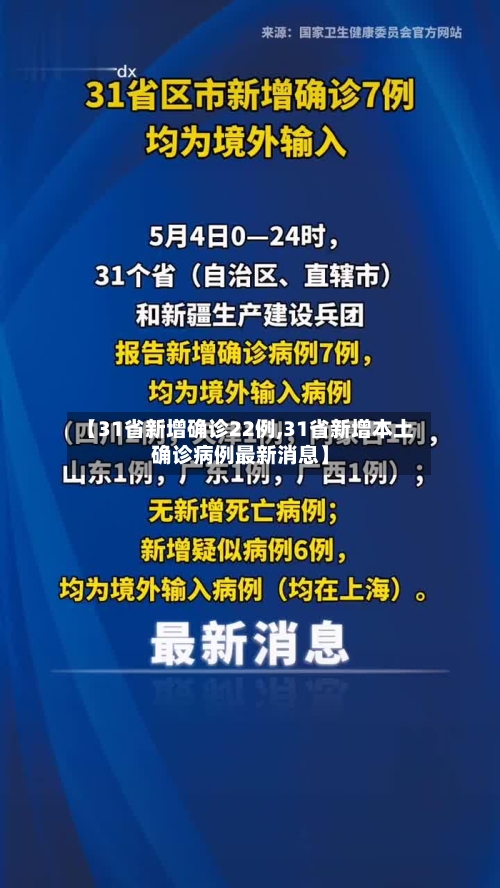 【31省新增确诊22例,31省新增本土确诊病例最新消息】-第3张图片