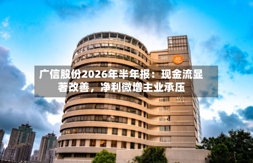 广信股份2026年半年报：现金流显著改善，净利微增主业承压-第2张图片