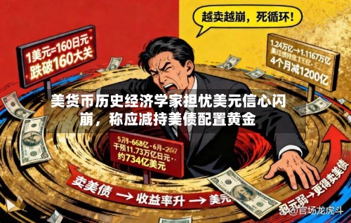 美货币历史经济学家担忧美元信心闪崩，称应减持美债配置黄金