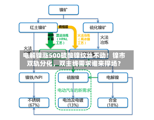 电解镍涨500硫酸镍纹丝不动！镍市双轨分化，双主线需求谁来撑场？-第2张图片