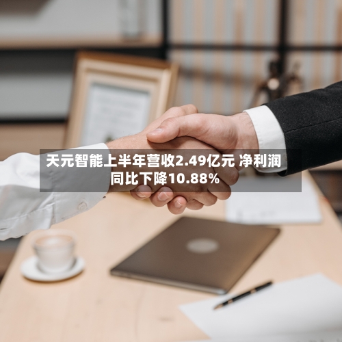 天元智能上半年营收2.49亿元 净利润同比下降10.88%