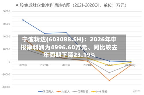 宁波精达(603088.SH)：2026年中报净利润为4996.60万元、同比较去年同期下降23.19%-第3张图片