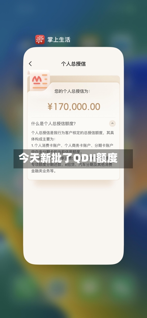 今天新批了QDII额度-第3张图片