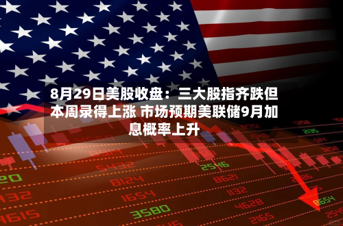 8月29日美股收盘：三大股指齐跌但本周录得上涨 市场预期美联储9月加息概率上升