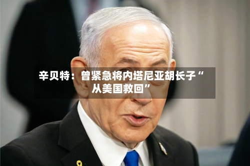 辛贝特：曾紧急将内塔尼亚胡长子“从美国救回	”-第2张图片