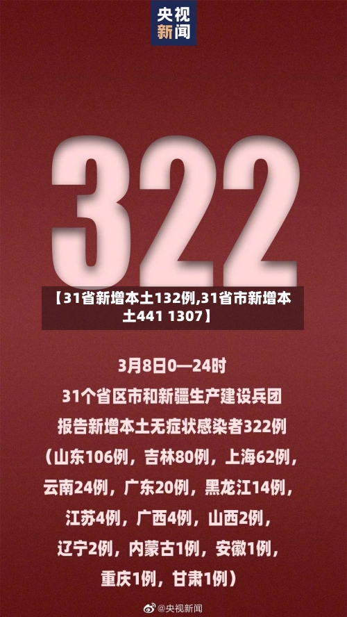 【31省新增本土132例,31省市新增本土441 1307】-第3张图片
