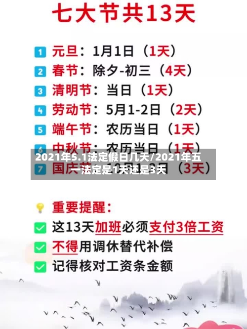 2021年5.1法定假日几天/2021年五一法定是1天还是3天-第3张图片