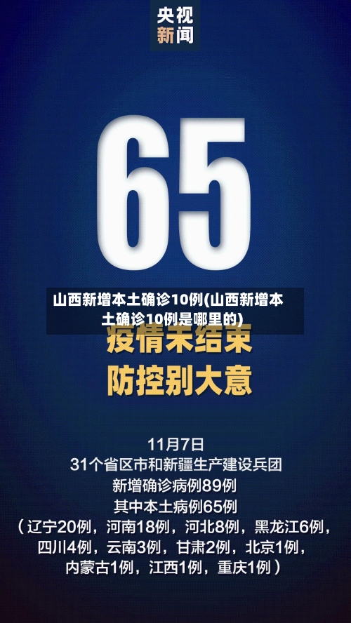 山西新增本土确诊10例(山西新增本土确诊10例是哪里的)-第2张图片