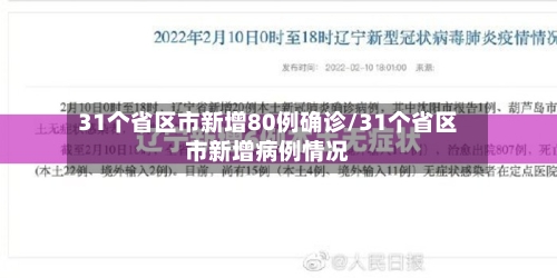 31个省区市新增80例确诊/31个省区市新增病例情况-第2张图片