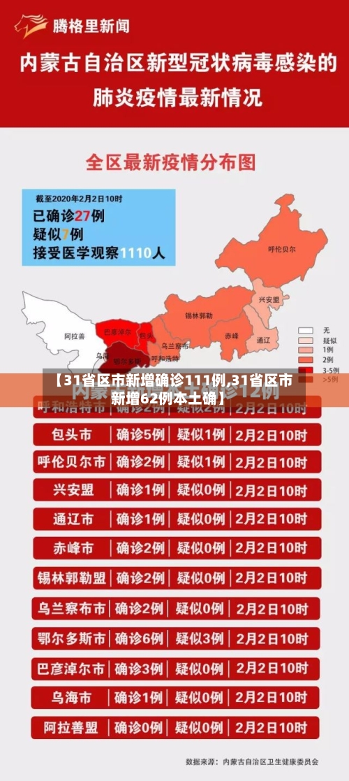 【31省区市新增确诊111例,31省区市新增62例本土确】-第3张图片