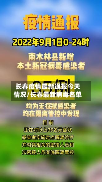 长春疫情最新通报今天情况/长春最新病毒名单-第2张图片