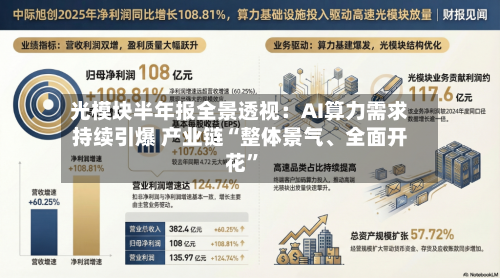 光模块半年报全景透视：AI算力需求持续引爆 产业链“整体景气	、全面开花”-第2张图片