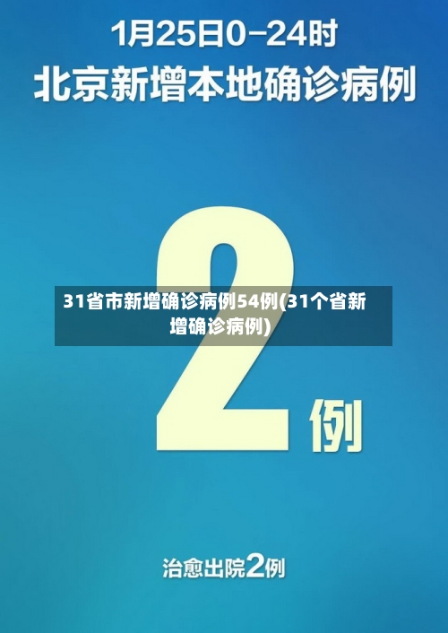 31省市新增确诊病例54例(31个省新增确诊病例)