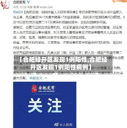 【合肥经开区发现1例阳性,合肥经开区发现1例阳性病例】-第3张图片