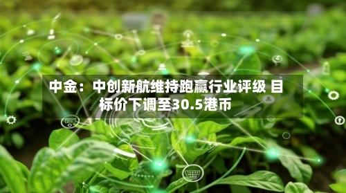 中金：中创新航维持跑赢行业评级 目标价下调至30.5港币-第2张图片