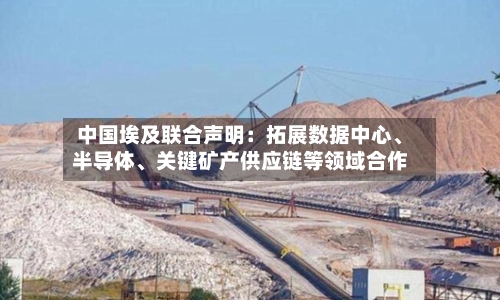 中国埃及联合声明：拓展数据中心、半导体、关键矿产供应链等领域合作-第2张图片