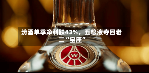 汾酒单季净利跌43%，五粮液夺回老二“宝座”-第3张图片