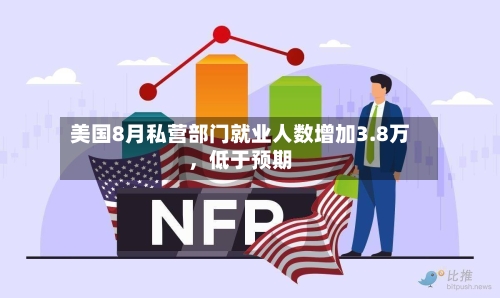 美国8月私营部门就业人数增加3.8万，低于预期-第2张图片