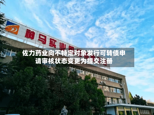 佐力药业向不特定对象发行可转债申请审核状态变更为提交注册-第2张图片