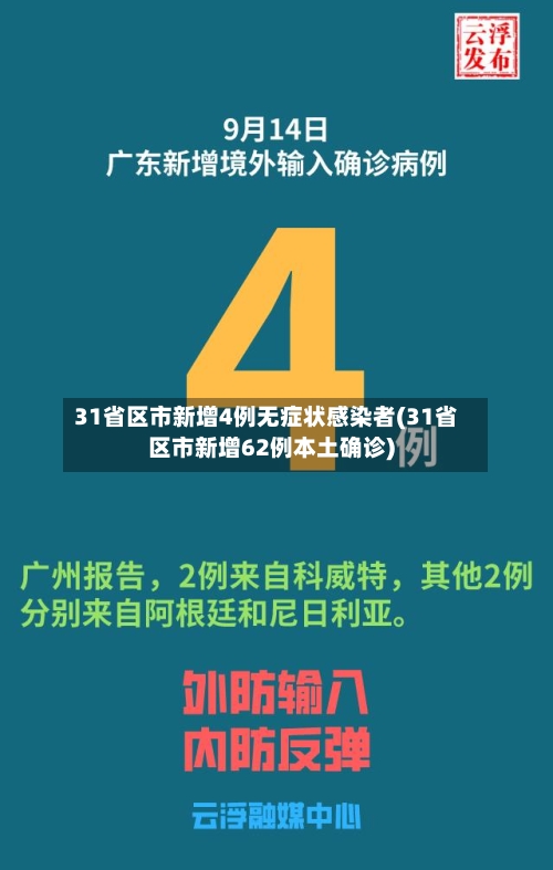 31省区市新增4例无症状感染者(31省区市新增62例本土确诊)-第3张图片