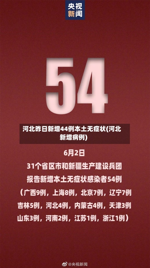 河北昨日新增44例本土无症状(河北新增病例)